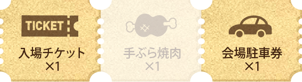 駐車券付一般チケット
